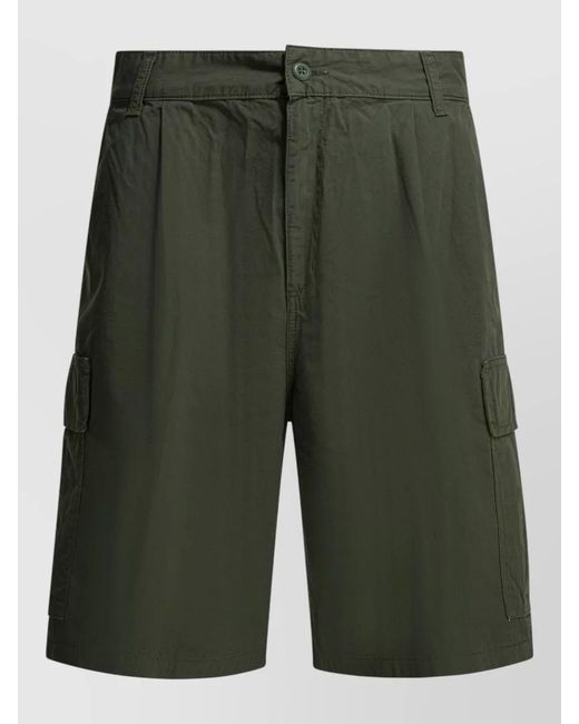 Carhartt Green Cole Shorts Cargo Style Pockets Belt Loops for men