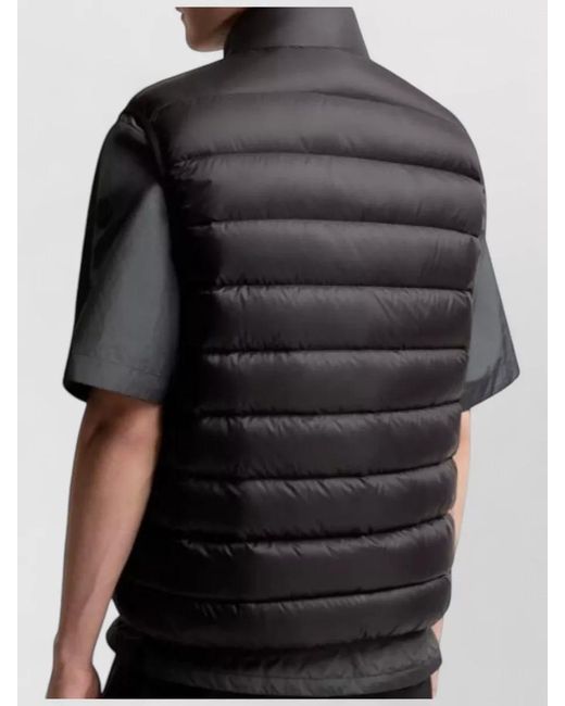 Moncler Black Down Puffer Vest for men