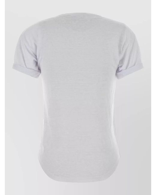 Isabel Marant White Linen T-Shirt