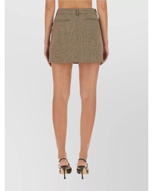 Sportmax Green Fitted Skirt