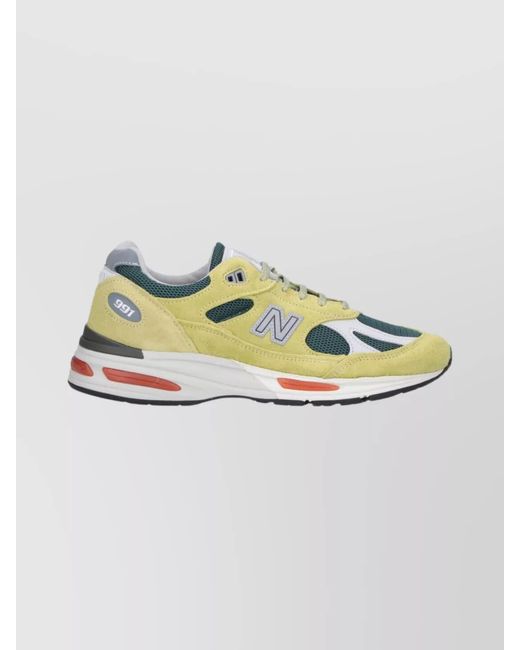 New Balance Metallic Suede Low-Top Sneakers