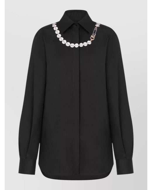 Moschino Black Printed Shirt