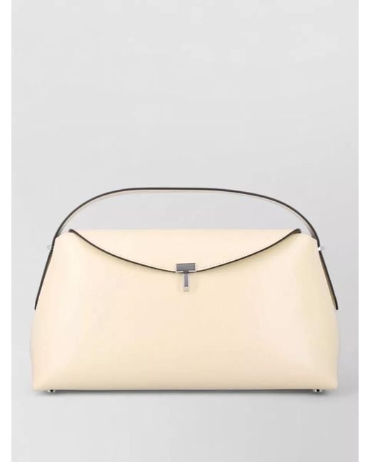Totême Natural Leather Top Handle Shoulder Bag