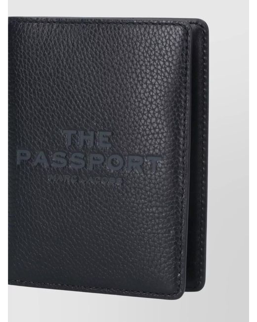 Marc Jacobs Black Leather Passport Holder