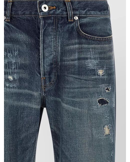 J.W. Anderson Blue Denim Straight-Leg Trousers for men