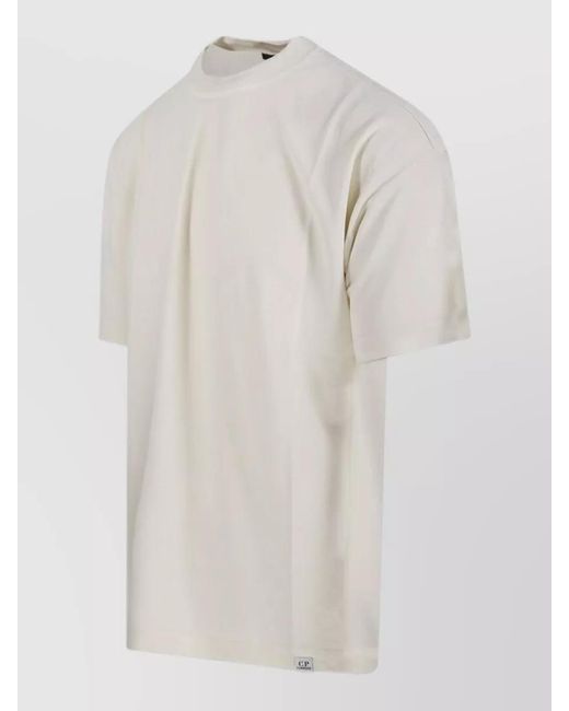 C P Company White Cotton Short-Sleeve T-Shirt for men