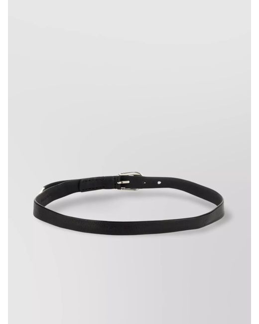 Our Legacy Metallic Leather Belt for men