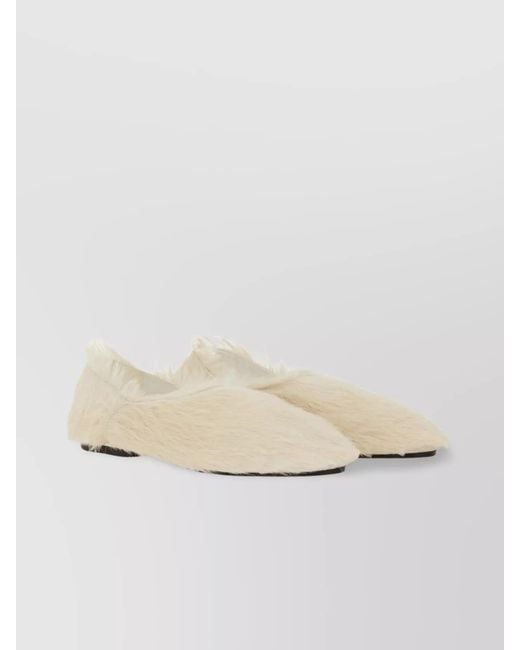 Jil Sander Natural Leather Slippers