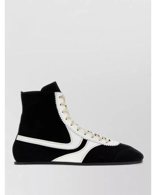 Dries Van Noten Black Leather Boots for men