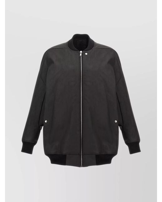 Rick Owens Black Regular-Fit Bomber Jacket for men