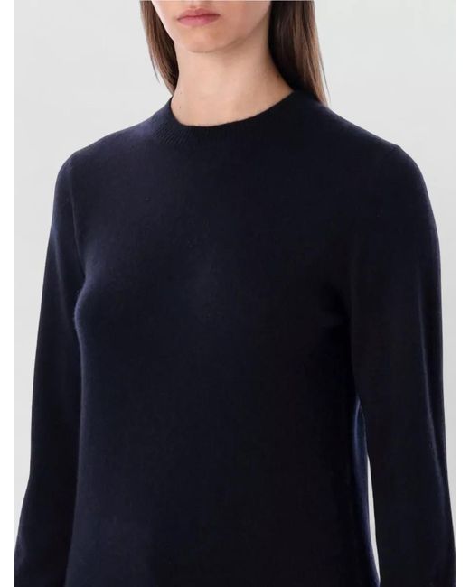 Rhea Costa Blue Knitwear Crew Neck Long Sleeve Top