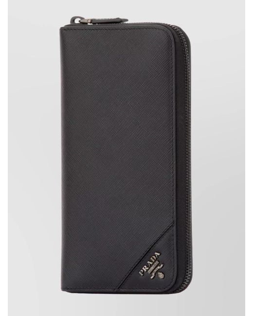 Prada Black Leather Wallet for men