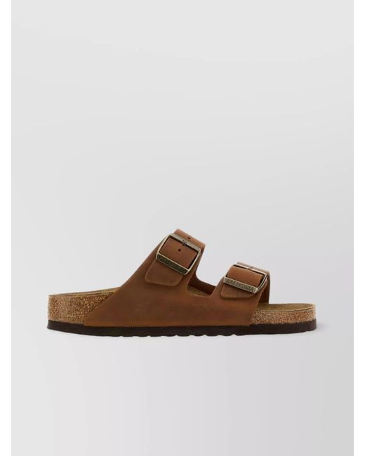 Birkenstock Brown Leather Arizona Sandals