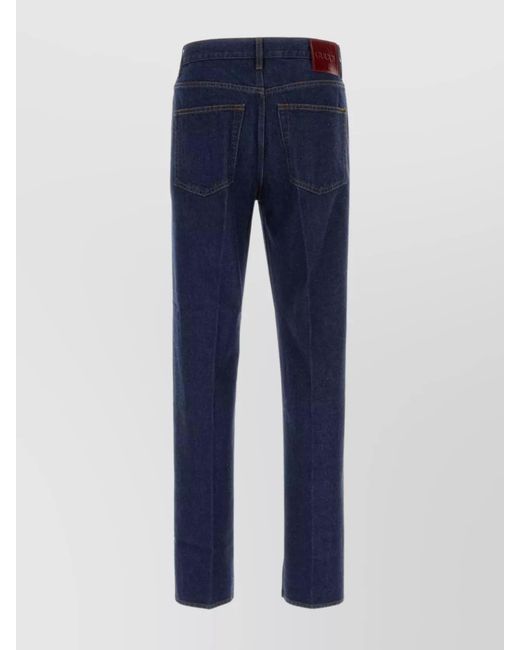 Gucci Blue Denim Straight-Leg Jeans for men