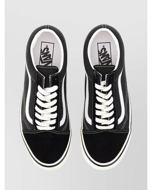 Vans White Printed Low-Top Sneakers