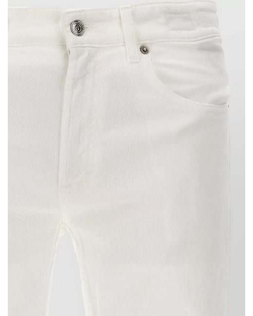 Department 5 White Denim Straight-Leg Jeans for men