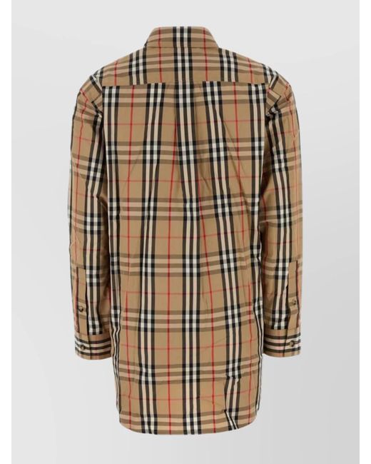 Burberry Natural Cotton Printed Shirt