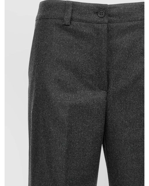 P.A.R.O.S.H. Gray Cargo Trousers Belt Loops Flap Pockets