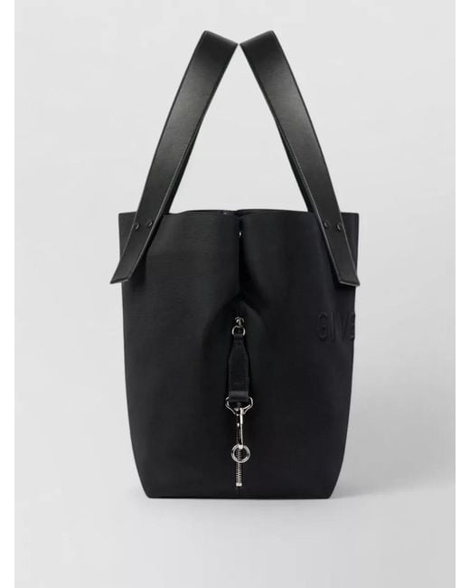 Givenchy Black Nylon Tote Bag Adjustable Straps Top Handles for men