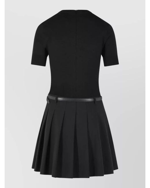 Jonathan Simkhai Black Pleated Mini Dress