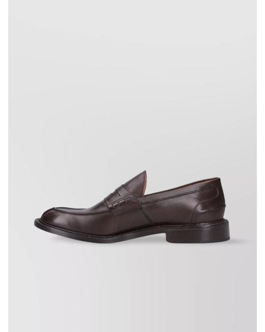 Tricker's Brown Leather Loafers for men