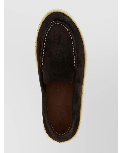 Marsèll Black Leather Loafers for men