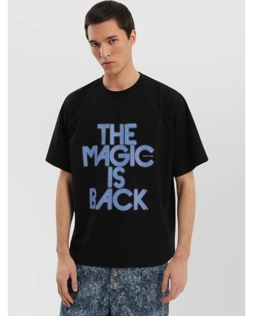 1989 STUDIO Black Short-Sleeve T-Shirt for men