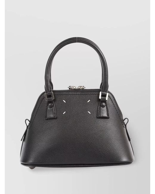 Maison Margiela Black 5Ac Micro Leather Shoulder Bag