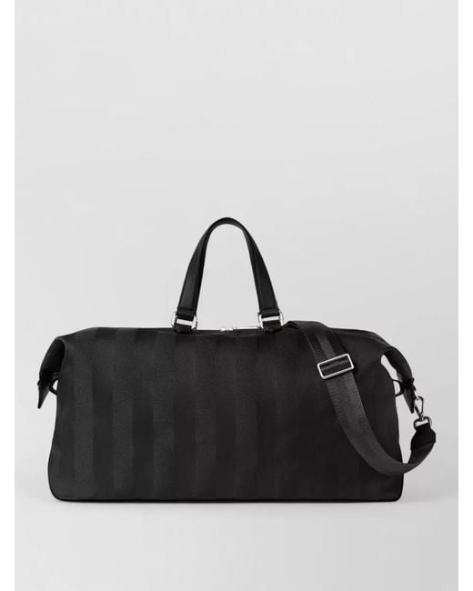 Fendi Black Lui Travel Duffle Bag Shoulder Strap for men