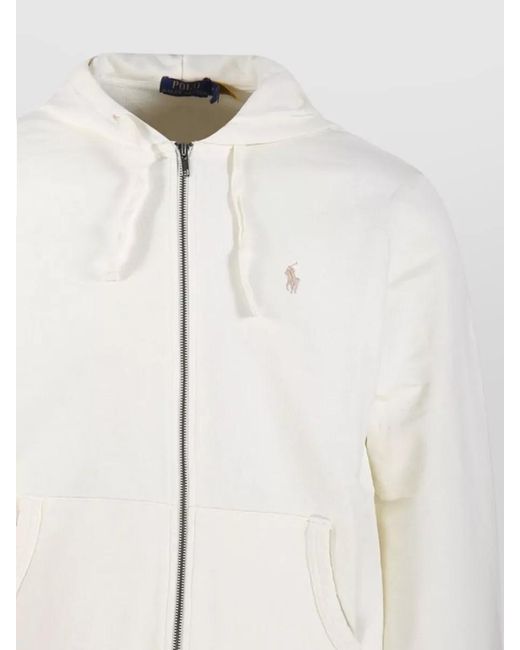 Ralph Lauren Natural Cotton Hooded Jacket for men