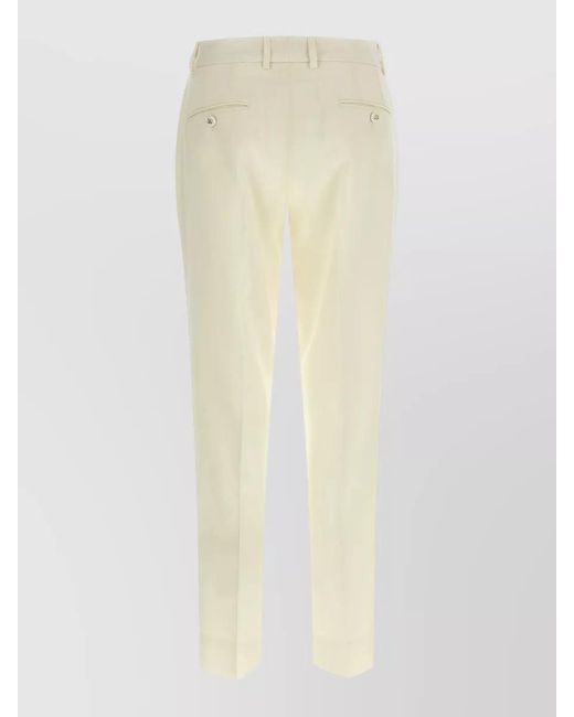 Dolce & Gabbana White Tailored Trousers