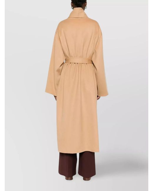 Fabiana Filippi Natural Cashmere Single Breasted Coat