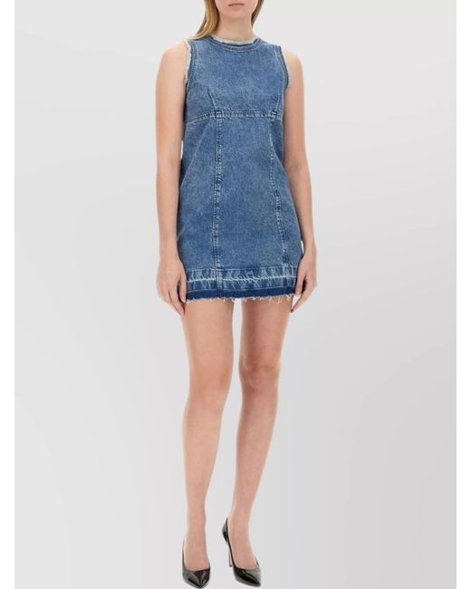 Moschino Blue Denim Mini Dress