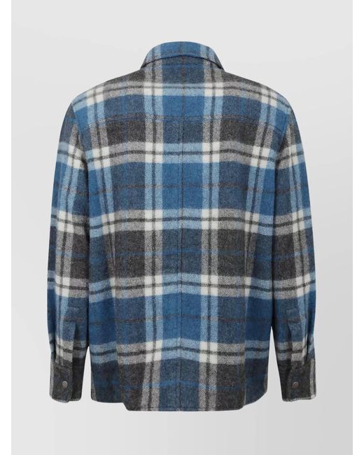 Alanui Blue Overshirt for men