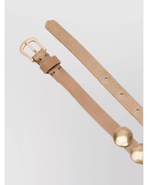 Golden Goose Deluxe Brand Multicolor Studded Leather Belt