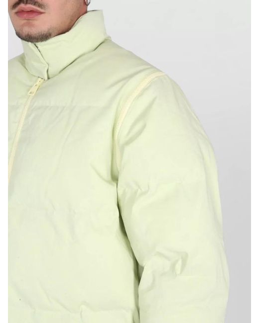 Sunnei Yellow Jacket High Collar Zip Long Sleeves for men