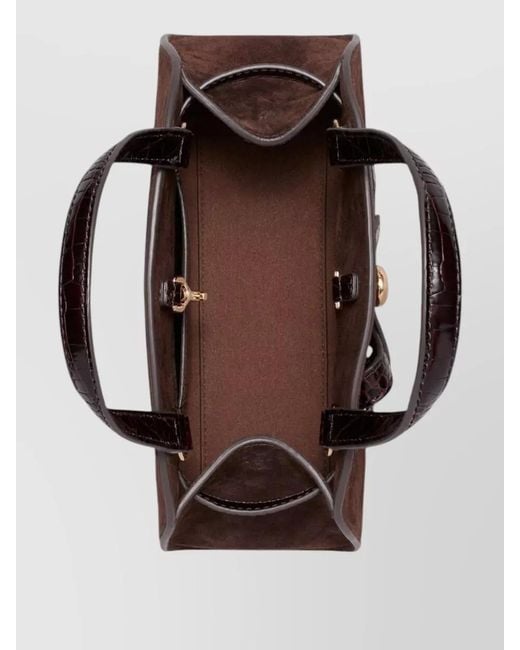 Tory Burch Brown Romy Small Suede Leather Shoulder Bag