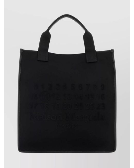 Maison Margiela Black Canvas Shoulder Bag