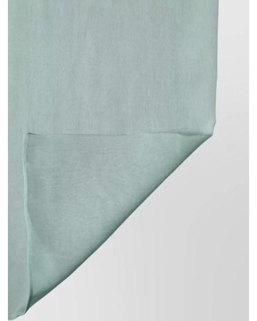 Dolce & Gabbana Blue Silk Foulard Scarf