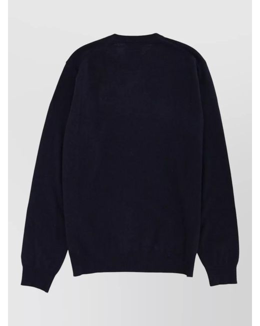 Mc2 Saint Barth Blue Cashmere Wool Jumper for men