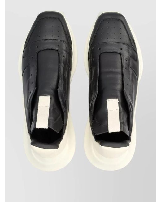 Rick Owens Blue Runner Sneakers Breathable Chunky Sole Design for men