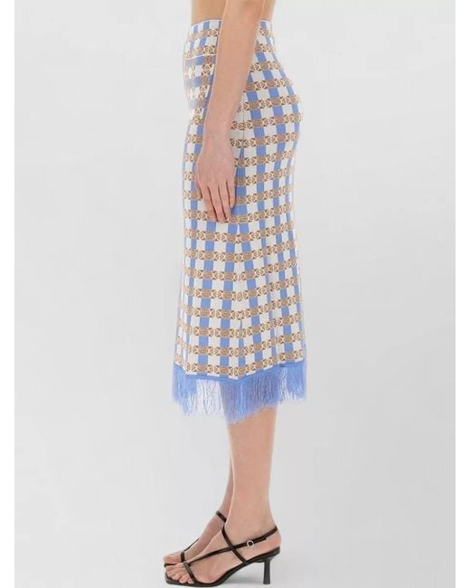 Baum und Pferdgarten Multicolor Viscose Fitted Skirt