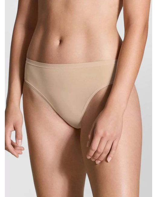 Calida Natural Mid Rise Seamless Brief Elastic Waistband
