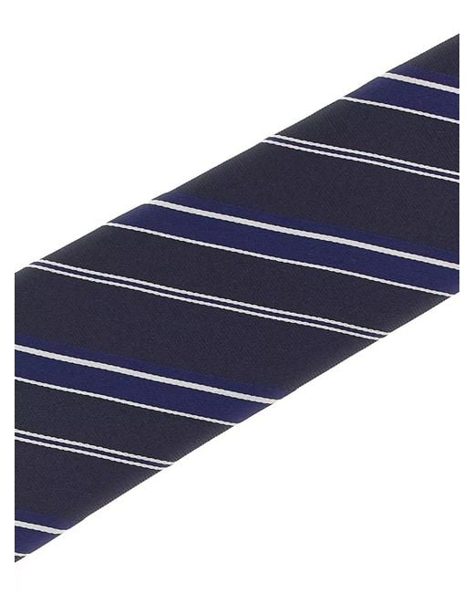 Tom Ford Blue Diagonal Stripe Tie Adjustable Length Formal for men
