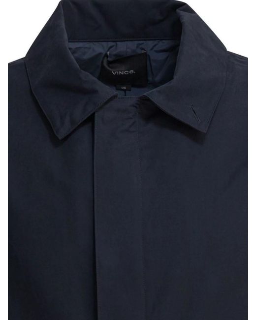 Vince Blue Cotton Jacket for men