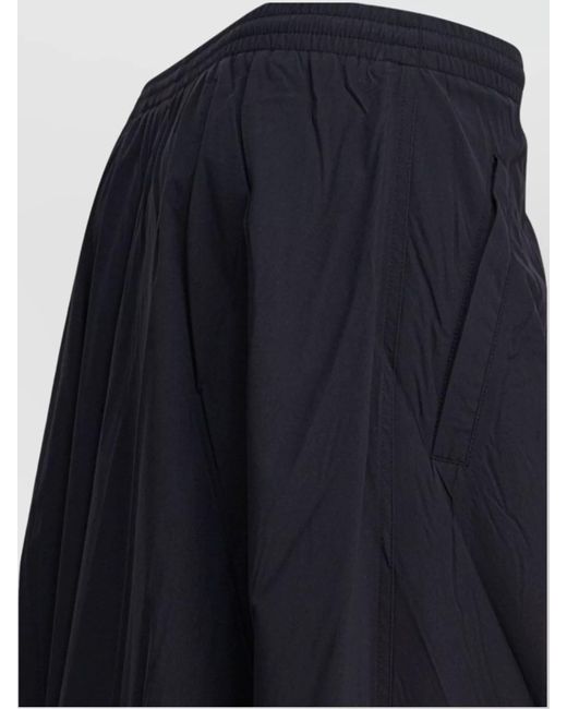 Balenciaga Blue Pleated Maxi Skirt