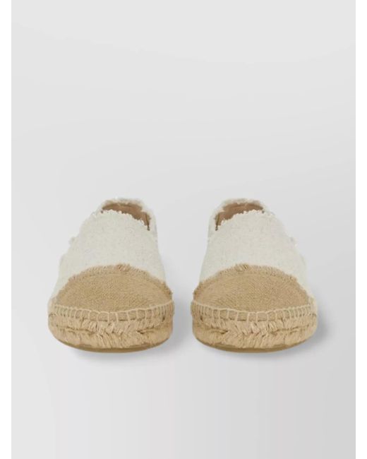 Castaner Natural Linen Espadrilles