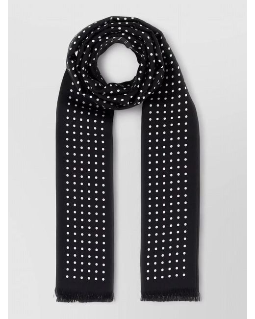 Tom Ford Blue Printed Dots Scarf for men