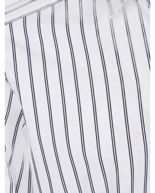 Tom Ford White Striped Slim Fit Shirt for men