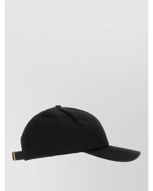 Vivienne Westwood Black Casual Hat Curved Brim Street Style